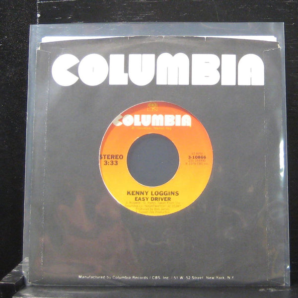 Kenny Loggins - Easy Driver / Somebody Knows 7" VG+ 3-10866 Vinyl 45 - Shuga Records