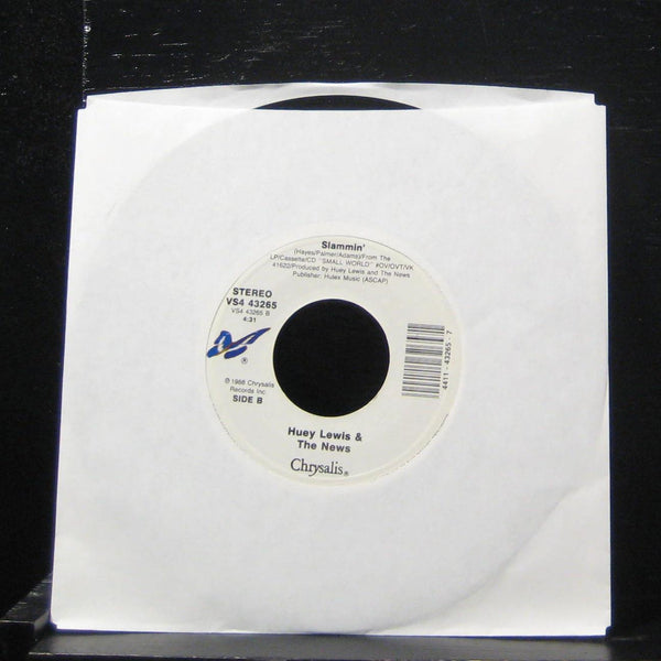 Huey Lewis & The News - Perfect World / Slammin 7" Mint- VS4 43265 Vinyl 45 - Shuga Records