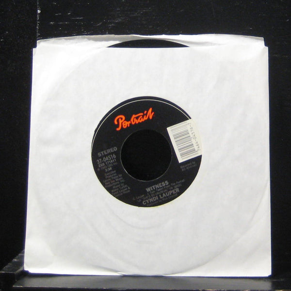 Cyndi Lauper - She Bop / Witness 7" Mint- 37-04516 Vinyl 45 Portrait - Shuga Records