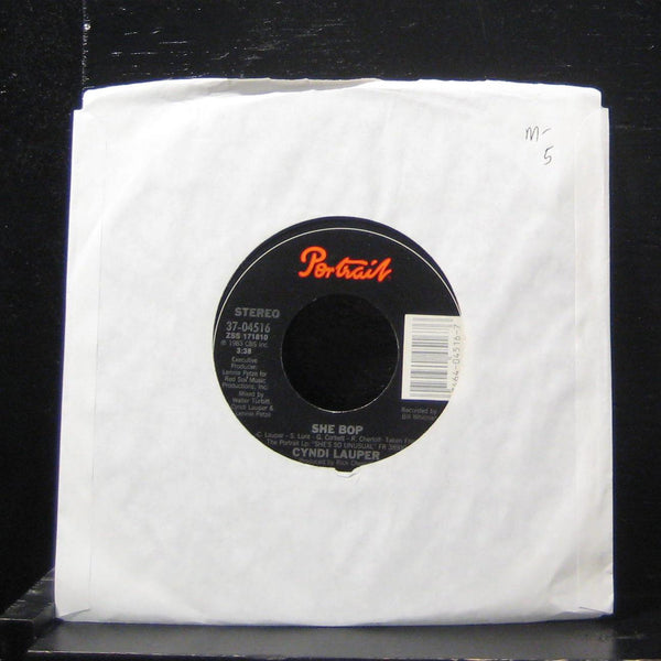 Cyndi Lauper - She Bop / Witness 7" Mint- 37-04516 Vinyl 45 Portrait - Shuga Records