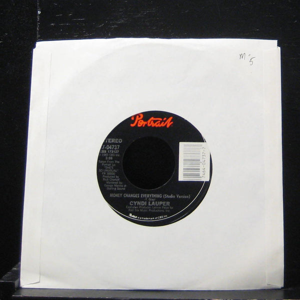 Cyndi Lauper - Money Changes Everything 7" Mint- 37-04737 Vinyl 45 - Shuga Records