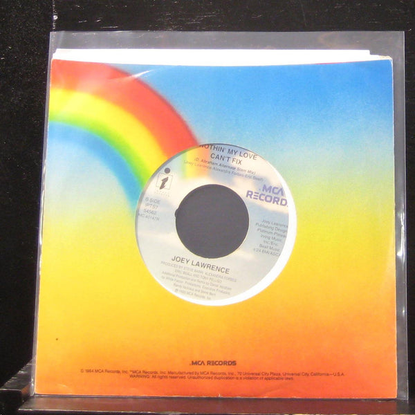 Joey Lawrence - Nothin My Love Can't Fix 7" Mint- IPTS7 54562 Vinyl 45 - Shuga Records