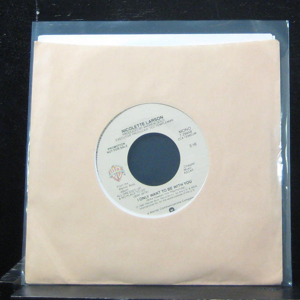 Nicolette Larson - I Only Want To Be With You 7" Mint- 7-29948 Vinyl 45 - Shuga Records