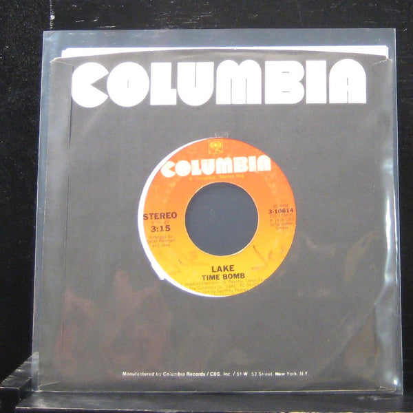 Lake - Time Bomb / Chasing Colours 7" VG+ 3-10614 Vinyl 45 Columbia - Shuga Records
