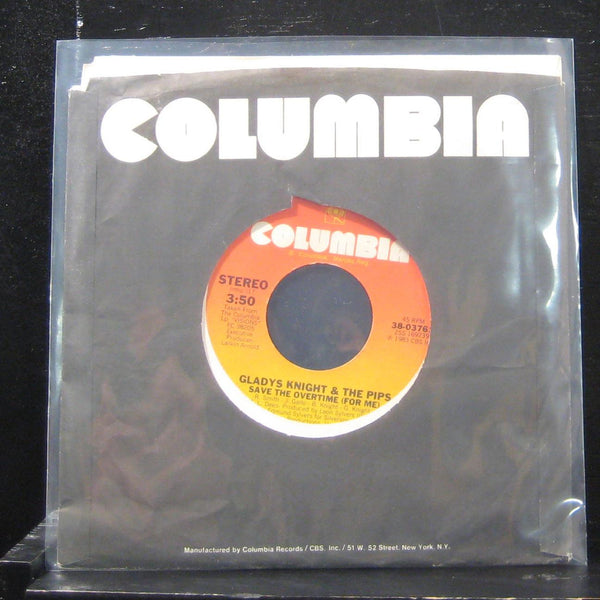 Gladys Knight & The Pips - Save The Overtime (For Me) 7" VG+ 38-03761 Vinyl 45 - Shuga Records