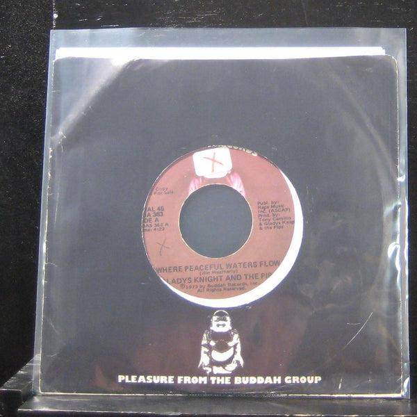 Gladys Knight - Where Peaceful Waters Flow 7" VG+ BDA 363 Vinyl 45 Promo - Shuga Records
