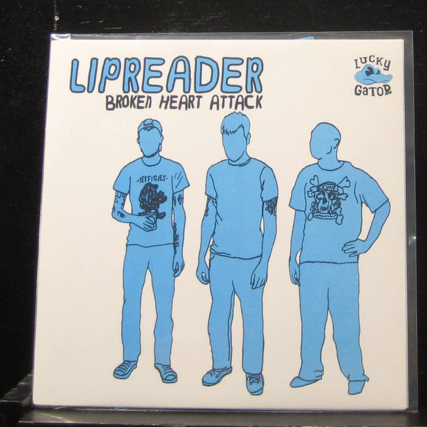 Lipreader - Broken Heart Attack 7" Mint- #LGR004 Vinyl 45 Lucky Gator - Shuga Records