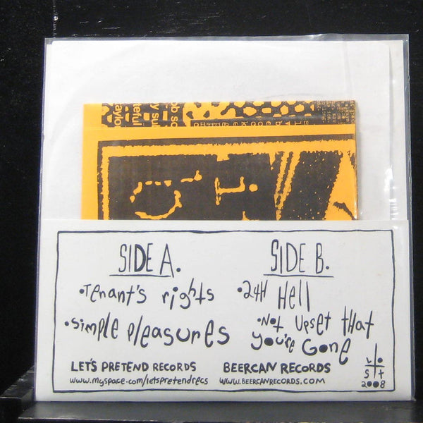 It Burns - It Burns 7" Mint- LPR-28 Vinyl 45 Let's Pretend Records 2008 - Shuga Records