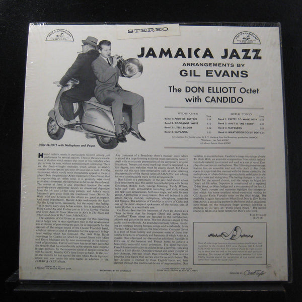 The Don Elliott Octet Featuring Candido - Jamaica Jazz LP VG+ ABCS-228 Stereo - Shuga Records
