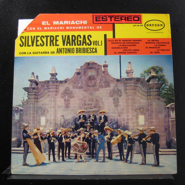 Silvestre Vargas, Antonio Bribiesca - El Mariachi LP Mint- LP-12-119 Mexico 1967 - Shuga Records