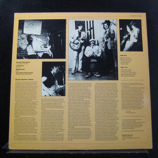 George Thorogood And The Destroyers - Move It On Over LP VG+ 3024 Vinyl Record - Shuga Records