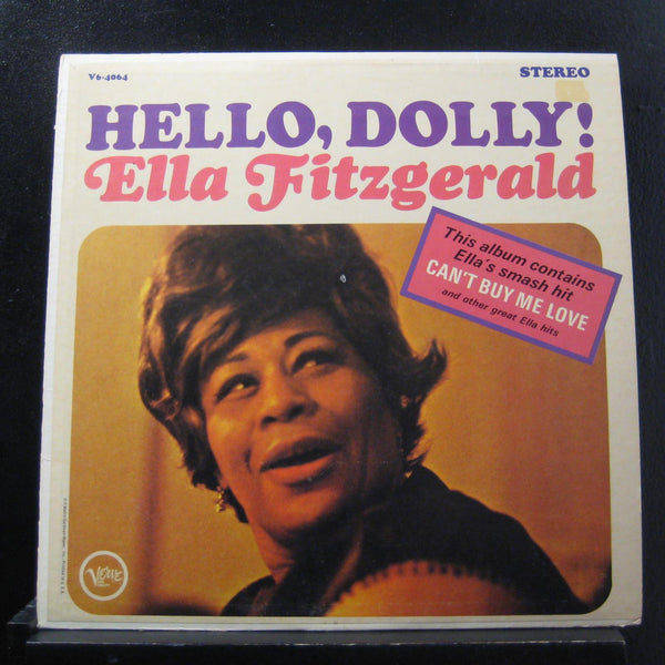 Ella Fitzgerald - Hello, Dolly! - Mint- LP Record 1964 Verve USA Capitol Club Vinyl - Jazz / Vocal / Swing - Shuga Records