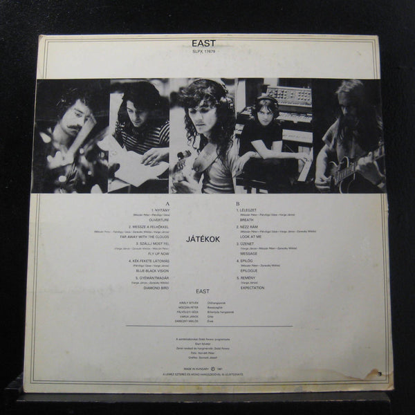 EAST - Jatekok LP VG+ SLPR 713Stereo  Hungary 1983 Pepita Vinyl Record - Shuga Records