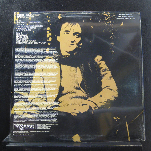 Martin Carthy - Sweet Wivelsfield LP New Sealed 3020 Rounder 1978 Vinyl Record - Shuga Records