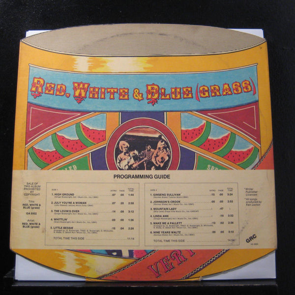 Red, White & Blue (Grass) - Red, White & Blue (Grass) LP VG+ GA-5002 Promo - Shuga Records