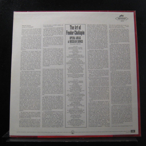 Feodor Chaliapin - The Art Of Feodor Chaliapin LP New Sealed 60218 Vinyl Record - Shuga Records
