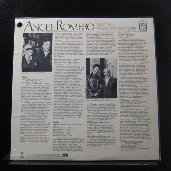 Angel Romero - Plays Rodrigo & Moreno Torroba LP New Sealed S-37312 Vinyl Record - Shuga Records