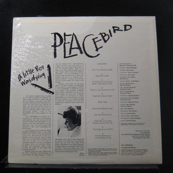 Deanna Edwards - Peacebird LP New Sealed FCC 7705 Teleketics 1974 Vinyl Record - Shuga Records