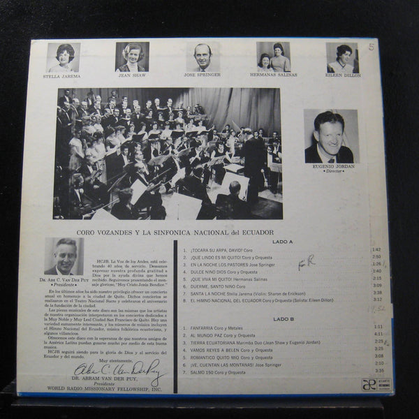 Hoy Cristo Jesus Bendice - Quito Saluda Al Mundo LP VG+ 1256 Mono Vinyl Record - Shuga Records