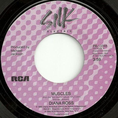 Diana Ross ‎– Muscles / I Am Me - VG 7" Single 45RPM 1982 RCA USA - Disco