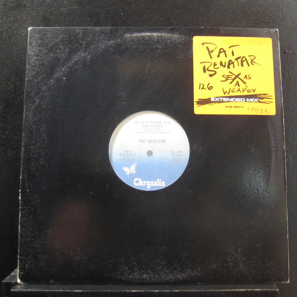 Pat Benatar - Sex As A Weapon 12" VG+ 4V9 42917 Chrysalis Promo Vinyl Record - Shuga Records