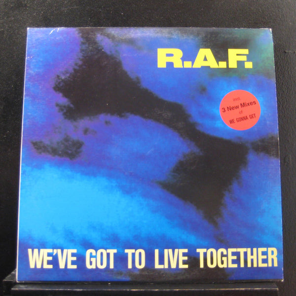 R.A.F. - We've Got To Live Together 12" VG+ ZYX 6654-12 USA 1991 Vinyl Record - Shuga Records