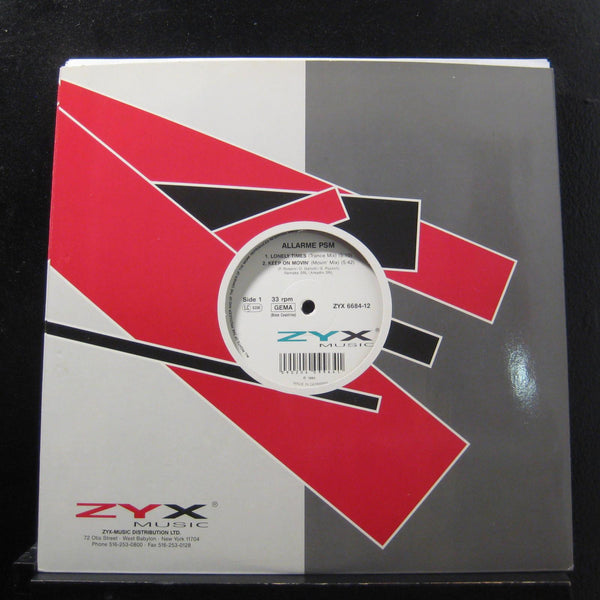 Allarme PSM - Lonely Times / Keep On Movin' / Unchained 12" VG+ ZYX 6684-12 - Shuga Records