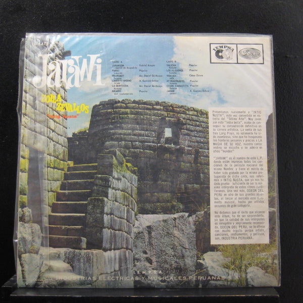 Zoila Zevallos - Jarawi LP VG LD-1478 Peru Mono Oedon Vinyl Record - Shuga Records