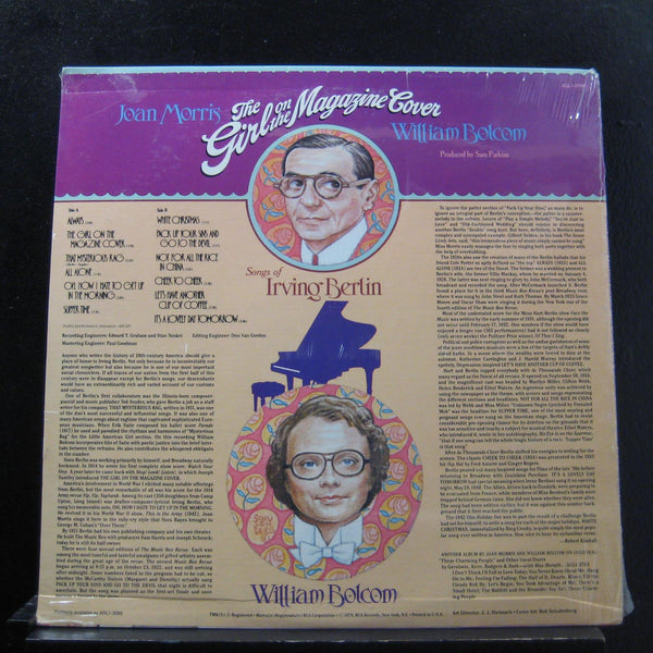 Joan Morris, William Bolcom - Girl On The Magazine Cover LP New Sealed AGL1-3704 - Shuga Records