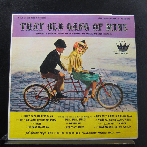 Various - That Old Gang Of Mine LP VG+ MHK 33-1240 Mono Vinyl Record - Shuga Records