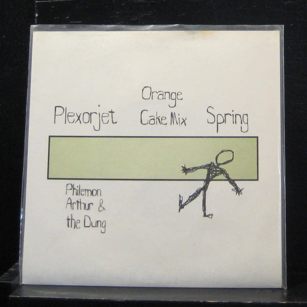 Plexorjet Orange Cake Mix Spring - Untitled 7" Mint- BED05 Vinyl 45 White - Shuga Records
