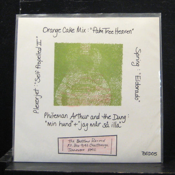 Plexorjet Orange Cake Mix Spring - Untitled 7" Mint- BED05 Vinyl 45 White - Shuga Records