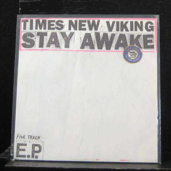 Times New Viking - Stay Awake EP 7" Mint- OLE 844-7 Vinyl 45 Matador - Shuga Records
