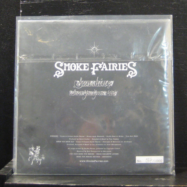 Smoke Fairies - Sunshine 7" Mint- Heroes902 Vinyl 45 - Shuga Records