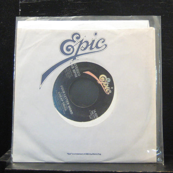 Cheap Trick- If You Want My Love / Four Letter Word 7" VG+ 14-02968 Vinyl 45 - Shuga Records