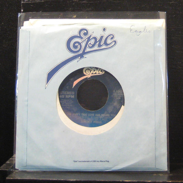 Jimmy Hall - I'm Happy That Love Has Found You 7" VG+ 9-50931 Vinyl 45 - Shuga Records