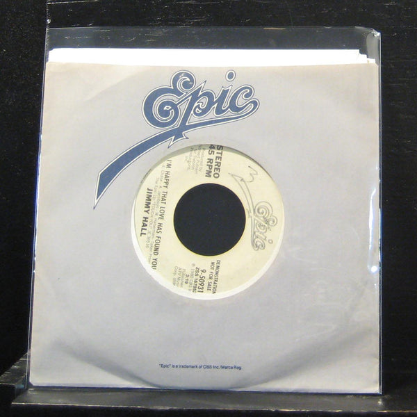 Jimmy Hall - I'm Happy That Love Has Found You 7"  VG+ 9-50931 Vinyl 45 Promo - Shuga Records
