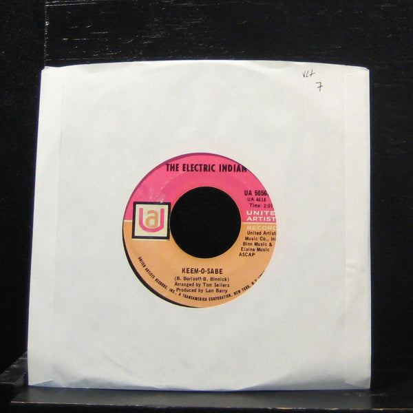 The Electric Indian - Keem-O-Sabe / Broad Street 7" VG+ UA 50563 Vinyl 45 - Shuga Records