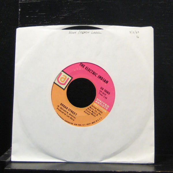 The Electric Indian - Keem-O-Sabe / Broad Street 7" VG+ UA 50563 Vinyl 45 - Shuga Records