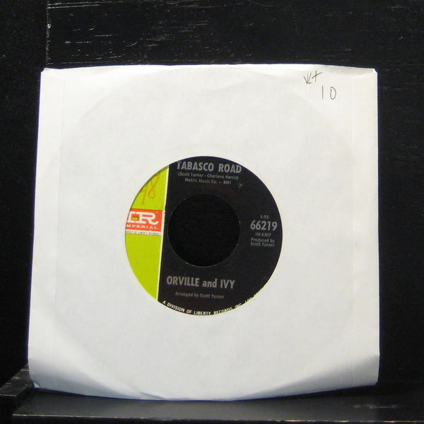 Orville And Ivy - Tabasco Road / Shinbone 7" VG+ 66219 Vinyl 45 Imperial - Shuga Records
