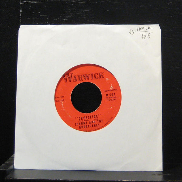 Johnny And The Hurricanes - Crossfire / Lazy 7" VG M 502 Vinyl 45 - Shuga Records