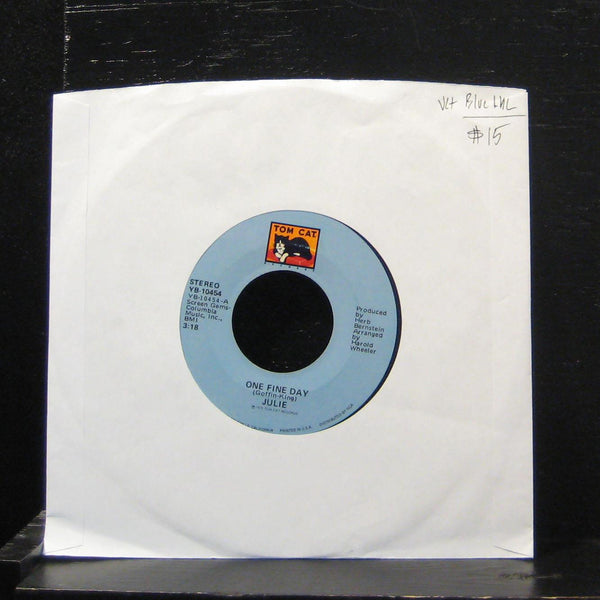 Julie - One Fine Day / Mama Joan 7" VG+ YB-10454 Vinyl 45 1975 Blue Label - Shuga Records