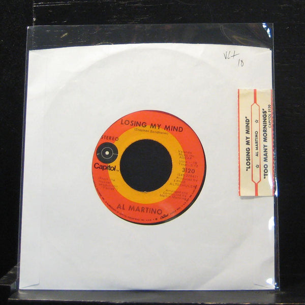 Al Martino - Too Many Mornings / Losing My Mind 7" VG+ 3120 Vinyl 45 - Shuga Records