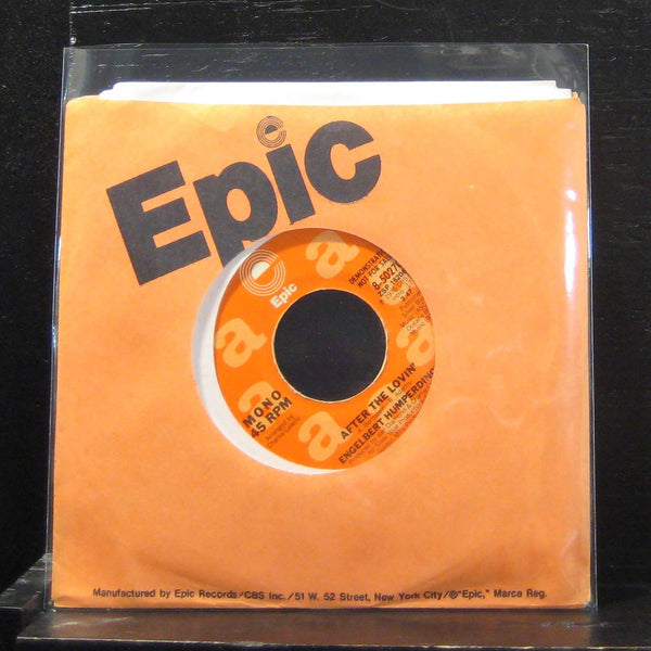 Englebert Humperdinck - After The Lovin 7" VG+ 8-50270 Vinyl 45 - Shuga Records