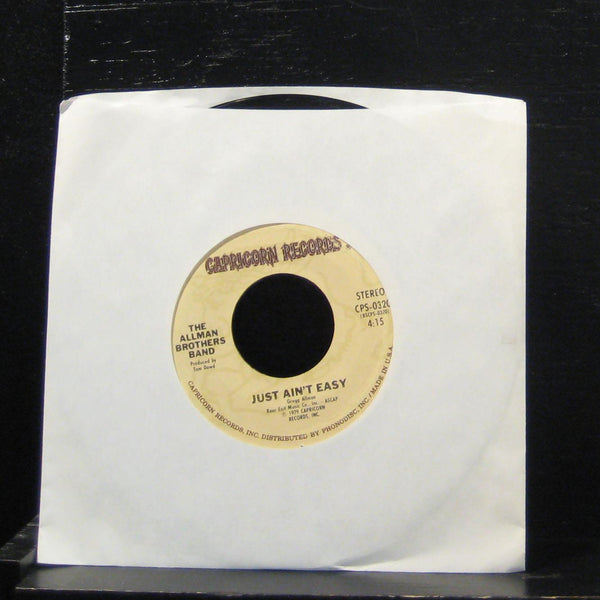 The Allman Brothers Band - Crazy Love / Just Ain't Easy 7" VG+ CPS-0320 Vinyl 45 - Shuga Records