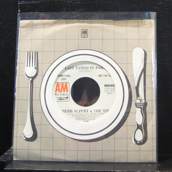 Herb Alpert & The Tijuana Brass - Last Tango In Paris 7" VG+ 1420 Vinyl 45 Promo - Shuga Records