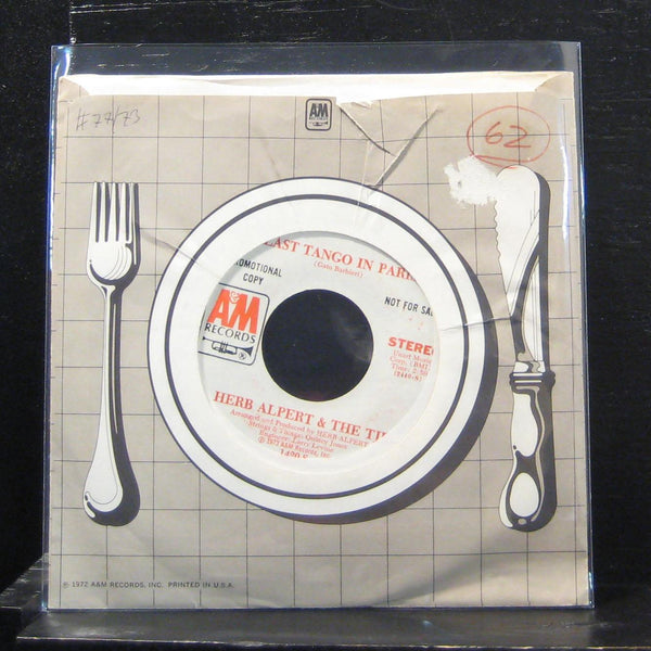 Herb Alpert & The Tijuana Brass - Last Tango In Paris 7" VG+ 1420 Vinyl 45 Promo - Shuga Records
