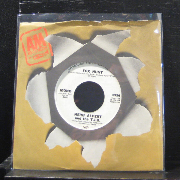 Herb Alpert & The Tijuana Brass - Fox Hunt Stereo / Mono 7" VG+ 1526 Vinyl 45 - Shuga Records
