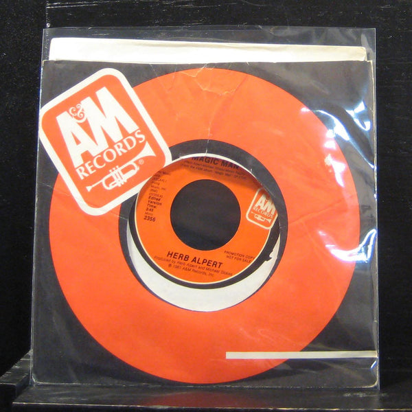 Herb Alpert - Magic Man 7" VG+ 2356-S Vinyl 45 A&M 1981 Promo - Shuga Records