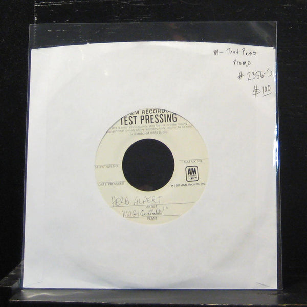 Herb Alpert - Magic Man 7" Mint- 2356-S Vinyl 45 Promo Test Pressing - Shuga Records